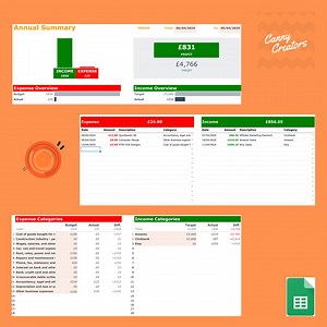 Simple Business Bookkeeping UK-Tabelle für Google Sheets - Etsy.de