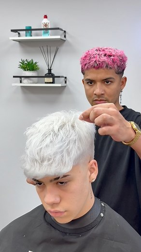 72K views · 2.2K reactions | BLANCO GLOBAL PERFECTO 懶 #blanco #platinados #platinado #color #barbero #chile | Freire Salazar | Facebook