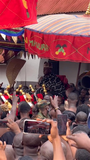 The arrival of Otumfuor Osei Tutu ll at AsanteHemaa Dote Yie | Rtv GH