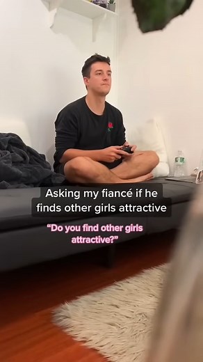 asking my fiancé if he finds other girls attractive #funnyvideo #sexygirl #asmr #fypシ #sexy #relax #FUUNYCOUPLE #facebookreels #VIRAL #reelsfb #hotgirl #reels | Sam and Monica