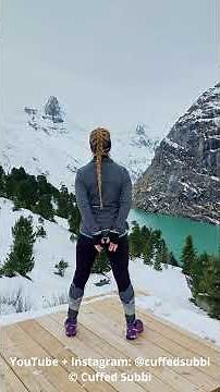 Posing in handcuffs on a pedestal for submissives / Posieren auf Subbi-Podest - Vals, Zervreila