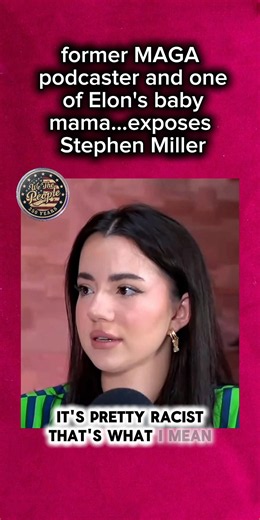 Ashley St Clair exposes Stephen Miller