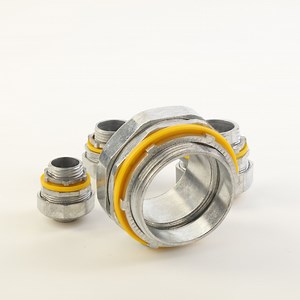 [Hot Item] Yellow Straight Liquid Tight Connectors Liquid Tight Flexible Conduit Connector