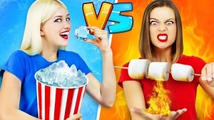 7.5K views · 280 reactions | In today's test, two opposing elements will clash with each other - fire and ice in the guise of beautiful girls! Who will win? | Ratata | Facebook
