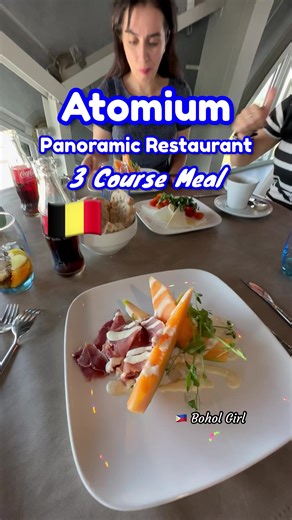 Lunch at Atomium Panoramic Restaurant in Brussels, Belgium 🇧🇪🇧🇪🇧🇪 #boholgirl #brussels #atomium #belgium | Bohol Girl