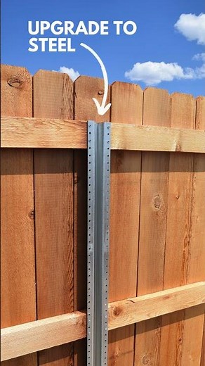 Tired of replacing wood fence posts?