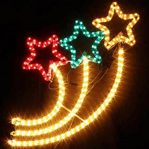 [Hot Item] Outdoor Christmas Festival Holiday Time Decorating LED Motif Lights Shooting Star