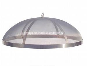 [Hot Item] 30inch 304 Stainless Steel Fire Pit Spark Screen Cover