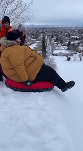 95K views · 183 reactions | Snow Tubing: A Wild Ride! See the excitement unfold as a snow tubing ride goes wild! #fblifestyle #AI Generated using Kling AI . . . (For entertainment purposes only. Consult professionals if guidance on activities is presented. No brand affiliation is implied if any are shown. If inspired by true events, creative adaptations may be included. Content may include public footage.) | Fabiosa Life | Facebook