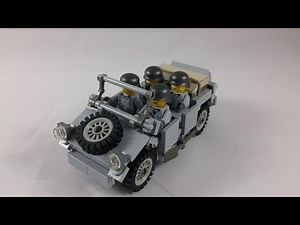 LEGO WW2 Kübelwagen Instructions | HD