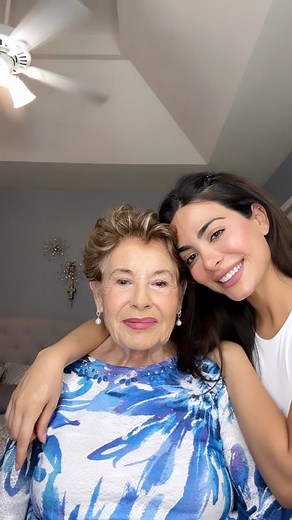 Emeraude Toubia on Instagram: "Glam with Grandma 💄🥰"
