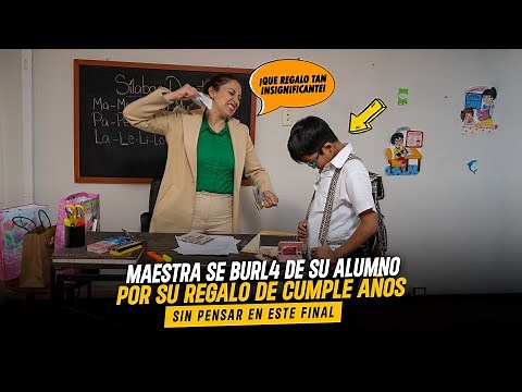 Student humiliated by teacher for giving him a small gift | Classmates mock him for a small gift