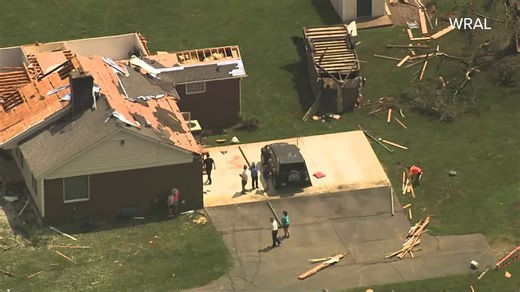 Tornado causes widespread damage in Nash County, NC