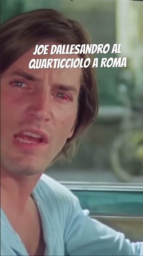 Joe DALLESANDRO al Quarticciolo a Roma #roma