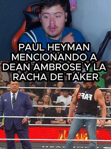 Paul Heyman habla de Dean Ambrose y su racha