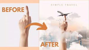 7.4K views · 328 reactions | Creating Creative Ad poster ✈️ #justsomeideas #captainlady #photoshop #graphicdesign | CaptainLady | Facebook