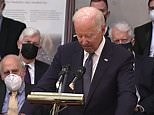 President Biden speaks at Bob Doles memorial service