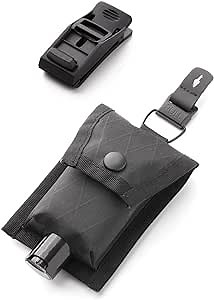 HUB Sanitizer Holder by ALPAKA | Quick Release Magnetic System | Sanitizer Bottle (Black)