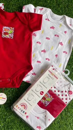 Pack of 3 Bodysuits Order Now: www.todsnteens.com | Tods N Teens