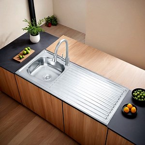 [Hot Item] Wholesalers Use Multifunctional Single Bowl Stainless Steel Kitchen Sink