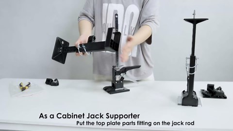 PUNCHMAN 2pcs Updated Hand Lifting Jack Tool - Multifunctional Labor Saving Arm Jack/Cabinet/Drywall/Furniture Jack Lifter Tool/Bed Lifter with Gloves,Height Adjustment Third Hand Support System