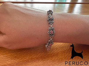 925 Silver Bracelet: Vintage Marcasite & Natural Stone Jewelry - Etsy