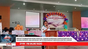 Breast Examination ngan Cervical Cancer Screening ginpahatamtang ha Guiuan kaparte han Advocacy with Provision of Services kontra Cancer (Maureen Salamida/Este News) | ESTE News