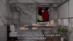 Motorized Blinds with Remote，100% Blackout Smart Blinds Motorized Roller Shades Compatible with Alexa Automatic Blinds for Windows Electric Window Blinds Customized Size Dark Gray Mist