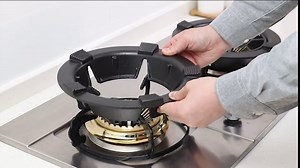 Wok Ring for Gas Stove, Five-Claw Wok Rack Made of Cast Iron Material, Wok Stand Stable and not Slide and Energy-Saving