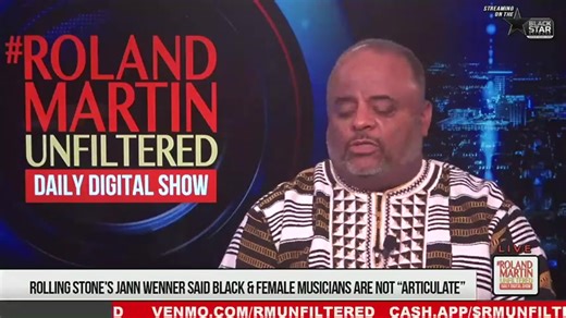 On "Roland Martin Unfiltered" I shared my thoughts on the sexist and racist comments of Jann Wenner of Rolling Stone Magazine. I also speak on the pitfalls of the problem of looking to others to validate your own talent! #rmu #rolandmartinunfiltered. #rollingstone #jannwenner #rockandrollhalloffame. | Dr. Omekongo Dibinga