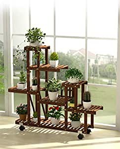 LANIC Flower Stands for Indoor Plants Tiered Plant Shelf Rack for Garden Balcony Patio Living Room