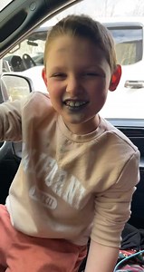 A short clip of some Mav giggles to get your day started 🍀💚 *we wouldn’t let sissy get in the car at the bus stop so she took off walking while we followed playing Eye of the Tiger … Mav thought it was hilarious!! *sissy was laughing too. She only walked about 20ft before we let her in 😂 | The Wanelda Diaries