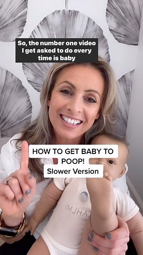 Do this to help your baby poop! 💩 Remember to honor your baby's cues. If he doesn't want it try again later. Do this 2x a day for 2-5 minutes. 😉 #babypoop #constipatedbaby #infantmassage #infantmassageinstructor #getkalhmi | Kahlmi