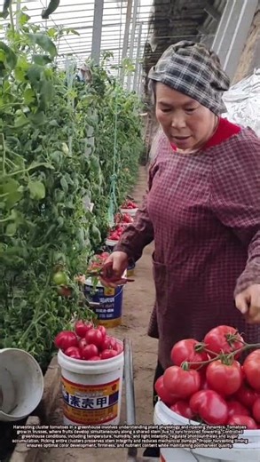 Scientific Principles of Harvesting Cluster Tomatoes in Greenhouses
