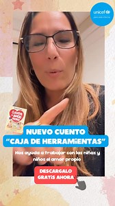 27K views · 36 reactions | Descargá gratis la nueva historia “Caja de herramientas” escrita por Gisela Gilges, que se suma a nuestra colección de cuentos  para seguir conversando con las chicas y chicos sobre diferentes temas como la importancia de compartir nuestras emociones con las personas que nos quieren. ¡No te lo pierdas! | UNICEF Argentina | Facebook