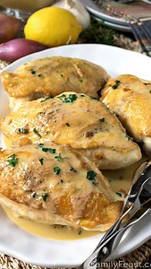 Chicken Supreme is a boneless, skin-on chicken breast that is roasted to juicy perfection, then served with an easy, savory cream sauce on top. 👉Link in IG profile or visit us for the recipe: https://www.afamilyfeast.com/chicken-supreme/ #AFamilyFeast #JoinUsInTheKitchen #ChickenSupreme #easydinnerideas #easydinnerrecipes #easydinnerrecipe #chickendinnerathome #dinnerreels | A Family Feast