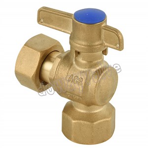 [Hot Item] Acs Certification Brass Anti-Theft Lock Ball Valve Water Meter Valve