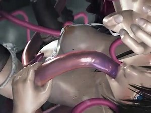 3d Tentacles Girl