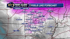 1.3K views · 65 reactions | FIRST ALERT WEATHER: The wind chill is nasty again this morning, and it won't exactly be balmy this afternoon. | Brandon Beck KY3 | Facebook