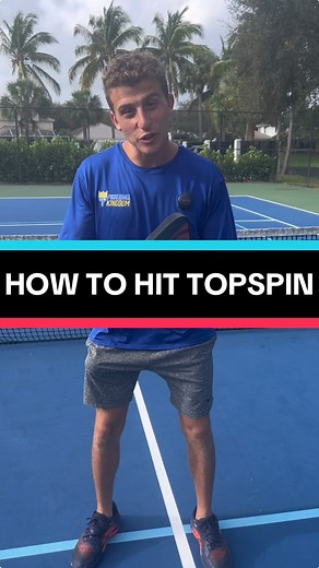 25K views · 168 reactions | How to hit topspin in Pickleball!?  This is one of the most important skills you can learn￼.  Slight Eastern Grip ✅￼ Drop The Paddle Head ✅ Cocked wrist ✅ #pickleball #pickleballtournament #pickleballislife #pickleballtips #selkirkpickleball #pickleballhighlights #pickleballrocks | Tanner.Pickleball | Facebook