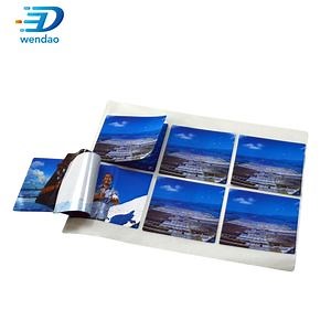 [Hot Item] Company Promotion No Residue Paper Double Side Self Adhesive Glue Vinyl Label Sticker