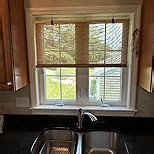 Bamboo Blinds for Interior Windows, Custom Bamboo Shades for Indoor Windows, Roller Shades for Indoor Window and Outdoor Patio, Easy to Install for Decks, Porches, Backyards