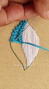 85K views · 796 reactions | how to do embroidery basic double chain stitch tutorial #fblifestyle #bordado #love #fypシ゚ #satisfying | Basic Embroidery ABC | Facebook
