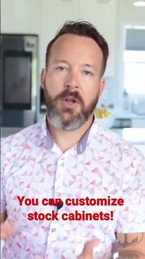 Customize Stock Cabinets