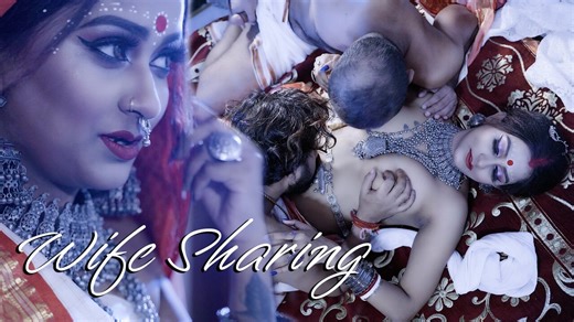 Husband Shares His Cute 18 years Old Newly Married Wife with His Friend At Wedding night - Threesome Fuck