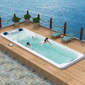 [Hot Item] 7.8m Length Durable Drop-in Swim Fibreglass Pool