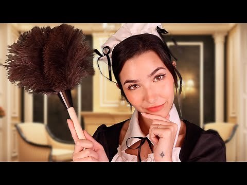 ASMR New French Maid Cleans You!