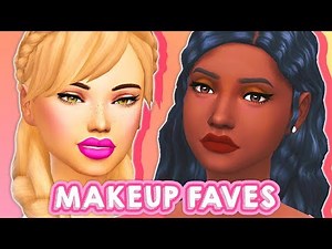 MY CC MAKEUP FAVES💄💋 // THE SIMS 4 | ALL LINKS INCLUDED!