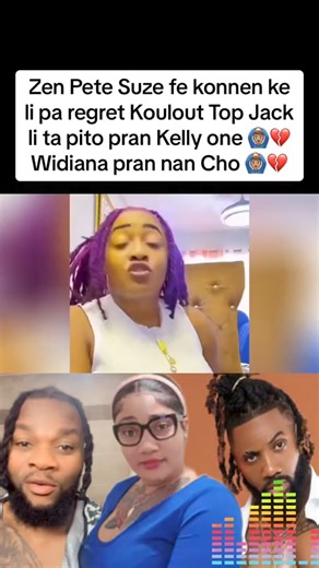 1.6K views · 21 reactions | Zen Pete Suze fe konnen ke li pa regret Koulout Top Jack li ta pito pran Kelly one ‍♂️ Widiana pran nan Cho ‍♂️ | MEDIA ZEN HAÏTI | Facebook