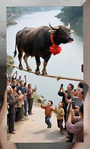 Acrobatics 🐄 🐮 cow. #highlightseveryone #wildlife | salvation tv